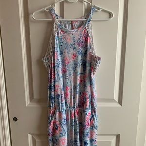 Lilly Pulitzer “Sea to Shining Sea” cotton romper
